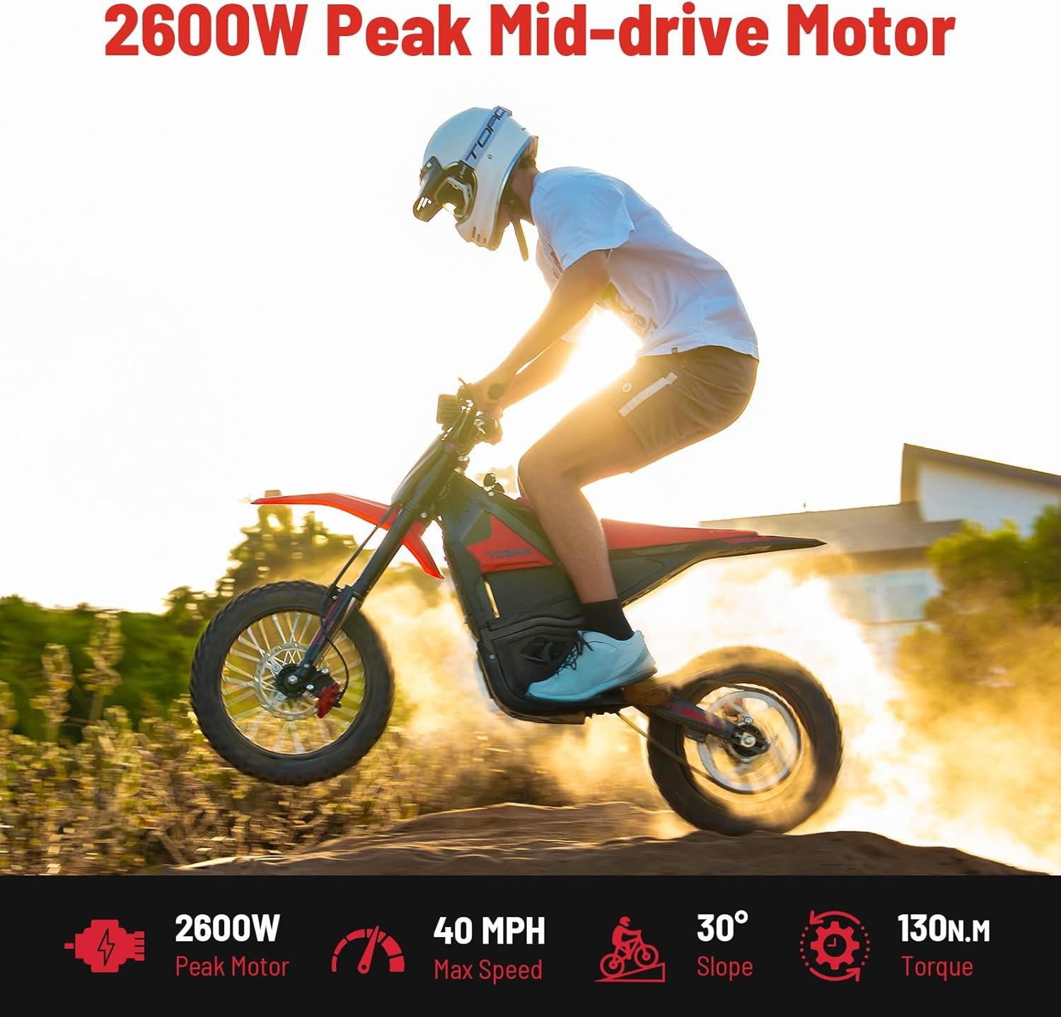 Electric Dirt Bike for Teens Adults - Image 5