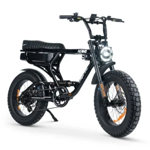 Series 4 ACE-X PRO Dual Suspension Electric Bike Matte Black Color