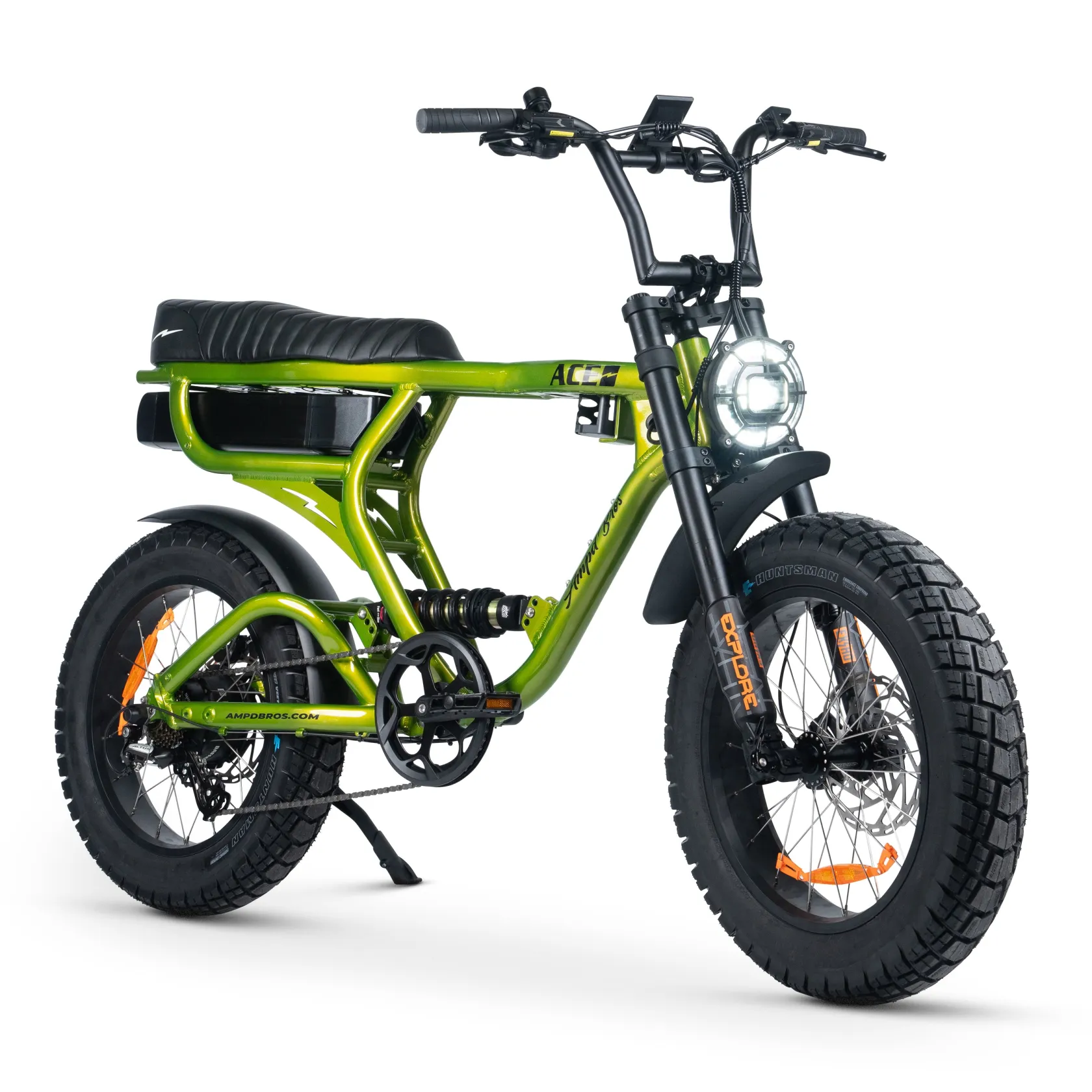 Series 4 ACE-X PRO Dual Suspension Electric Bike Jungle Green Color - Image 2