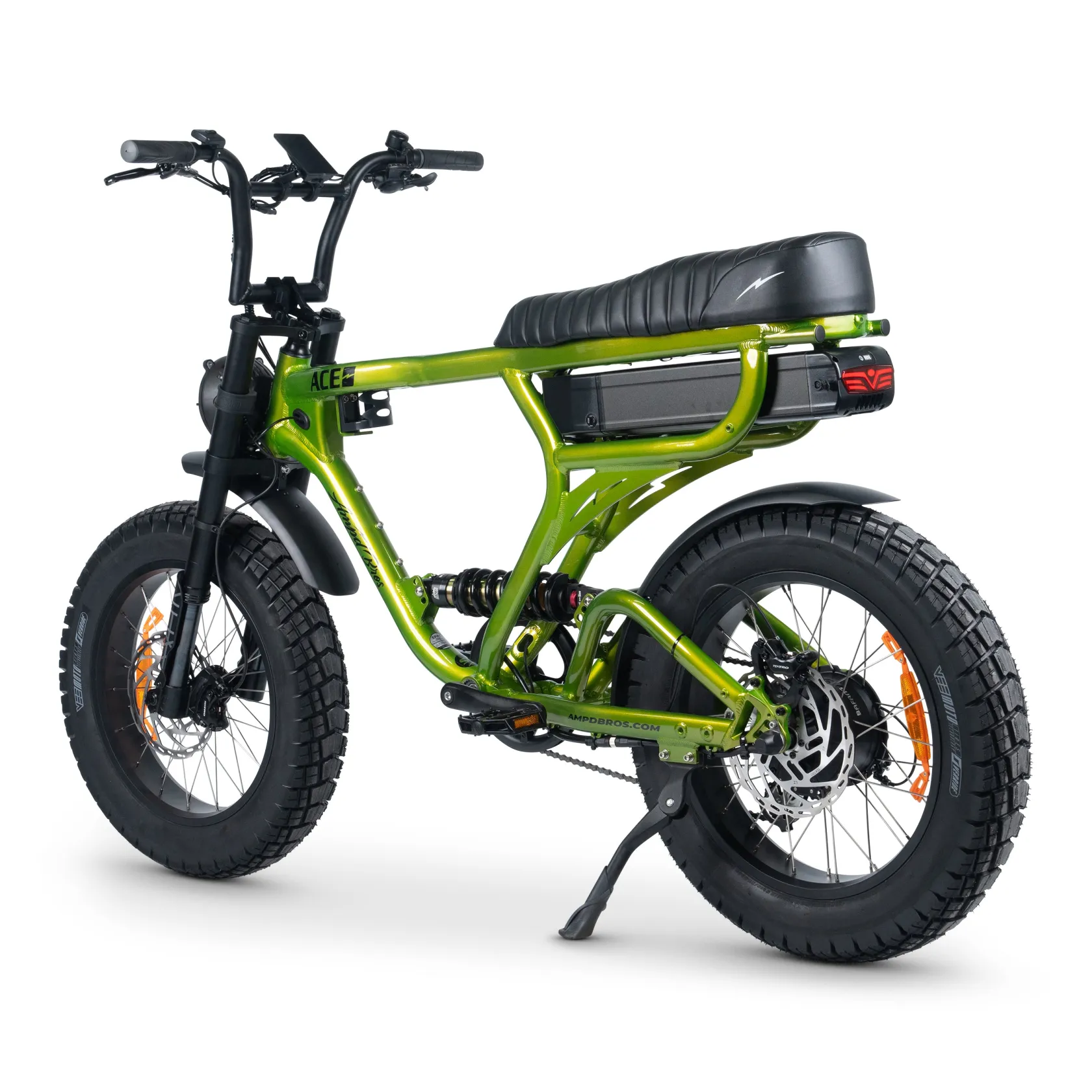 Series 4 ACE-X PRO Dual Suspension Electric Bike Jungle Green Color