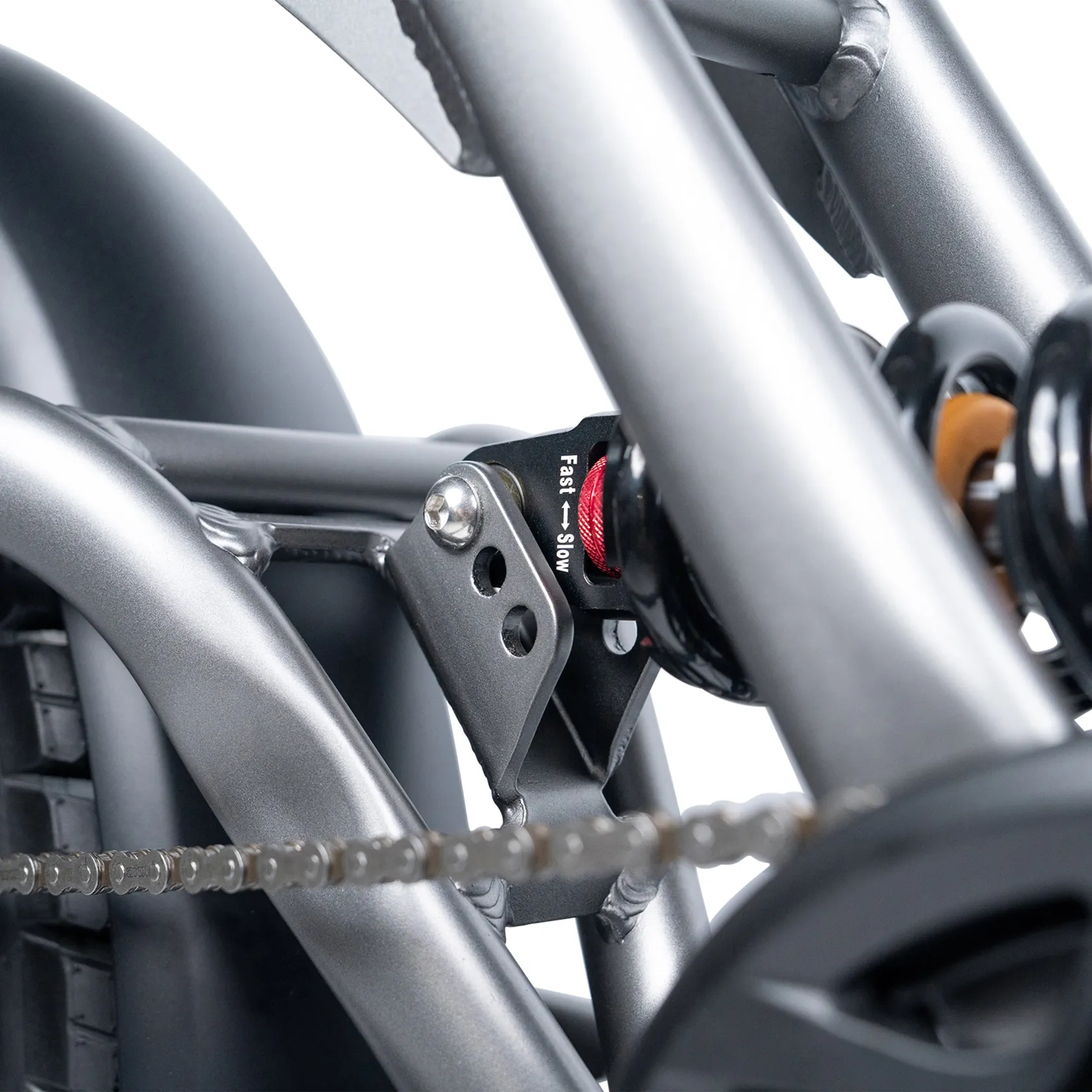 Series 4 ACE-X PRO Dual Suspension Electric Bike Matte Titanium Color - Image 11